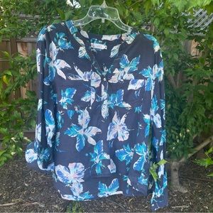 Carve Designs Dylan popover casual cotton gauze floral lightweight shirt